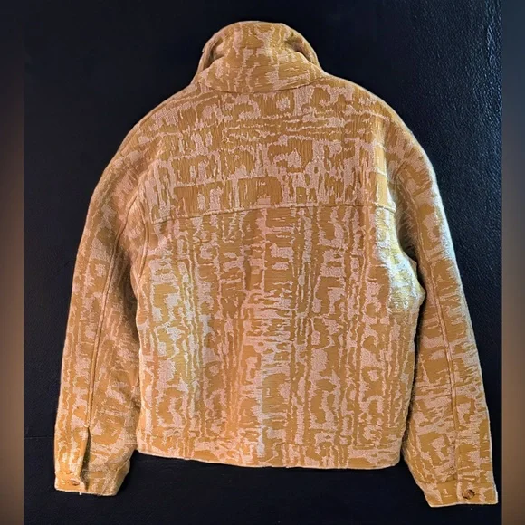 Zara Button Front Jacquard Jacket. New with Tags. Women’s Large - Picture 3 of 6